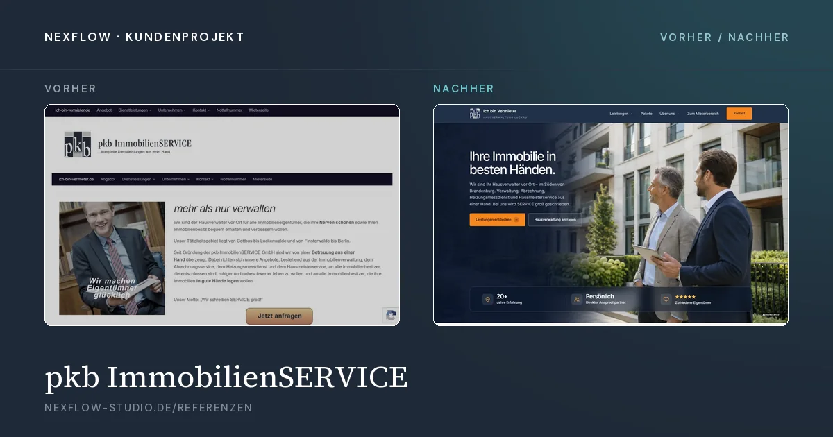 Eine Hausverwaltung ohne sicheres Schloss in der Adresszeile
