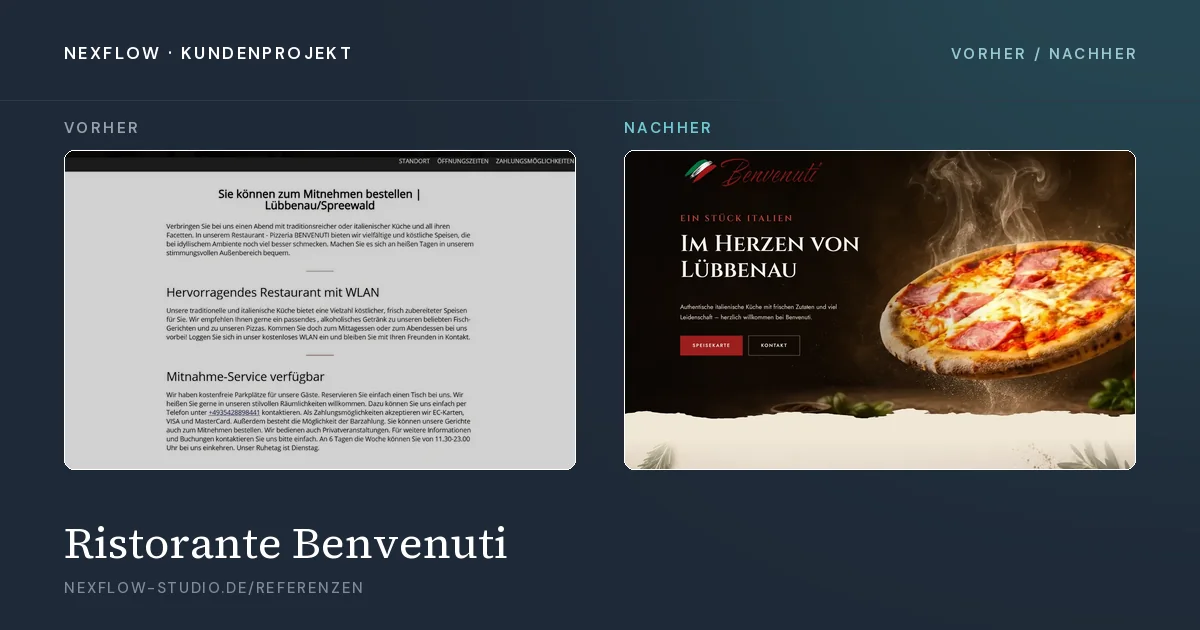 Ein Restaurant ohne Speisekarte im Netz